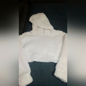 Crop long sleeve sweater